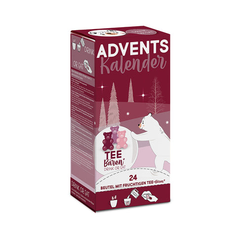 Tee-Bären® Adventskalender - Schneekugel - 24 x 15g