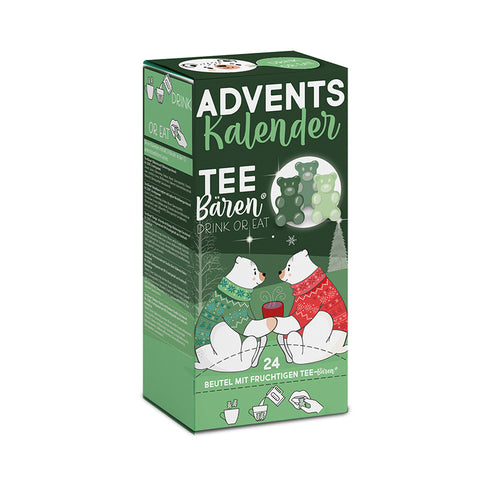 Tee-Bären® Adventskalender - Duo mit Tassen - 24 x 15g