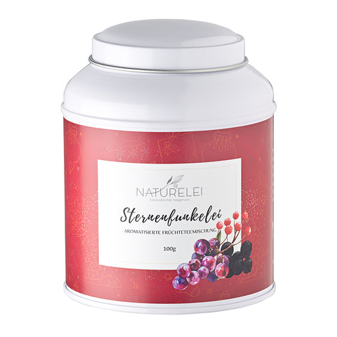 Sternenfunkelei - aromatisierte Früchteteemischung - 100g - White Edition
