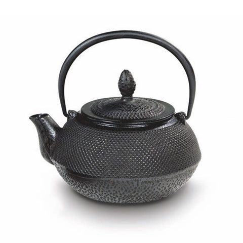 Teekanne "Nangang", schwarz, Gusseisen mit Edelstahlfilter