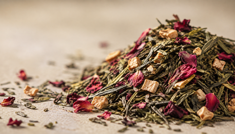 Aromatisierte Grünteemischungen