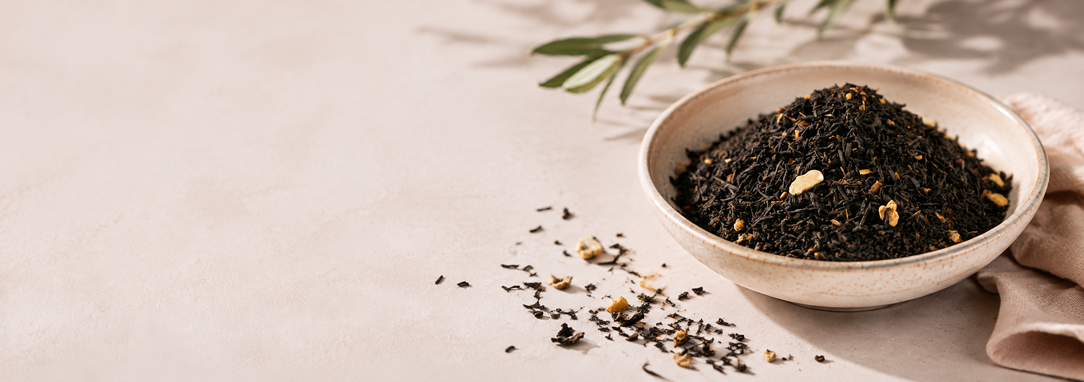 Aromatisierte Schwarzteemischungen