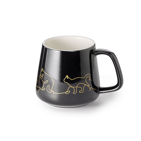 Becher "Lilou", New Bone China mit Goldauflage - 350ml