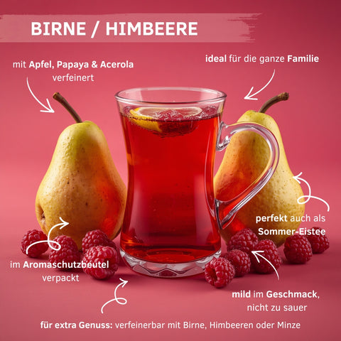 Birne / Himbeere