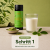 Premium Matcha "Bombay Delight", Sirupkonzentrat, vegan mit japanischem Matcha, 270 ml in Dosierflasche