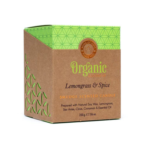 Duftkerze Organic Goodness - Zitronengras & Gewürze - 200g