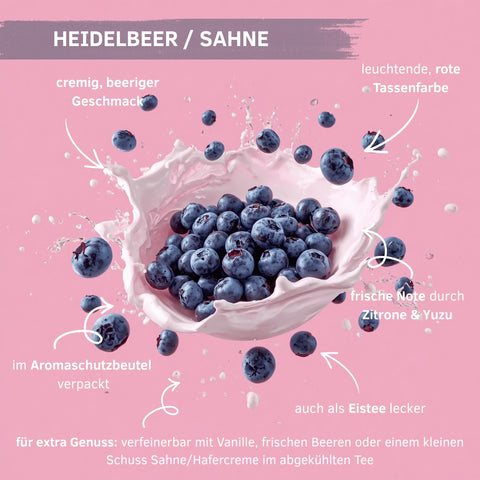 Heidelbeer / Sahne