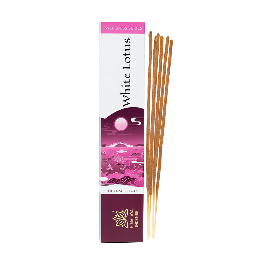 Räucherstäbchen "White Lotus" - Meditation und Aromatherapie - 12St.