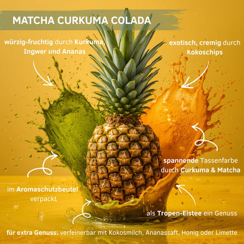 Matcha Curkuma Colada