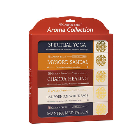 Natürliche Masala Räucherstäbchen Geschenkset - 5x15g