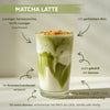 Matcha Latte - mit Joghurtstücken