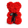 Rosenbär - rot mit Schleife - ca. 25x15cm