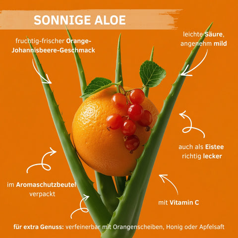 Sonnige Aloe