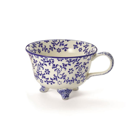 Teetasse "Haiki", blau, Steingut - 200ml