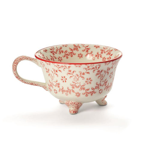 Teetasse "Haiki", rot, Steingut - 200ml