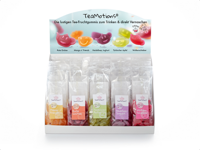 TeaMotions® - die schnelle Teezubereitung mit Fruchtgummis - 125g