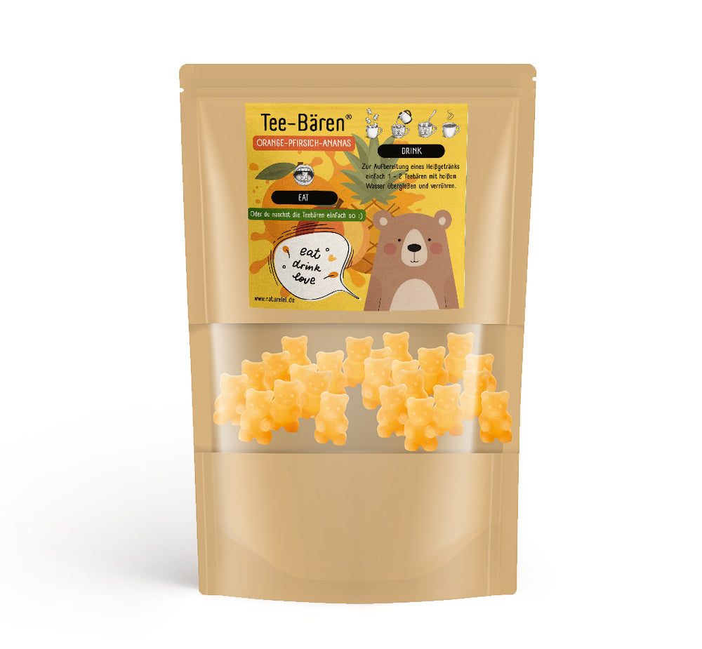Tee-Bären® Obstsalat - Orange-Pfirsich-Ananas