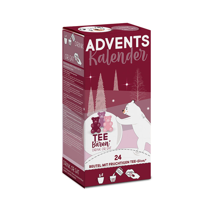 Tee-Bären® Adventskalender - Schneekugel - 24 x 15g