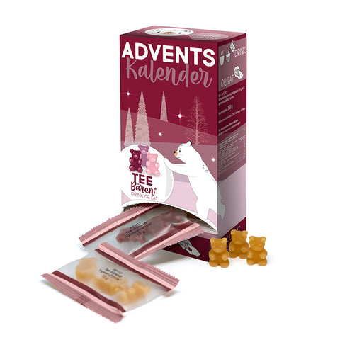 Tee-Bären® Adventskalender - Schneekugel - 24 x 15g