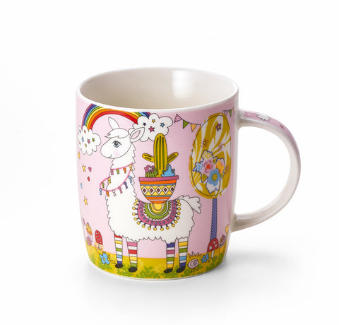Teebecher "Frank das Lama" - New Bone China Porzellan - 320ml