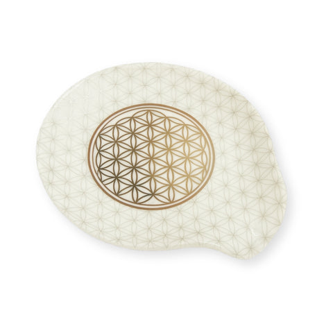 Teebeutelablage "Blume des Lebens" - 11,5x10x2cm