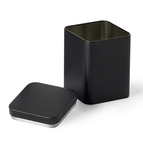 Teedose "schwarz" - matt, mit Stülpdeckel - 100g