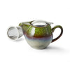 Teekanne "Mira", Steinzeug, Reactive Glaze, hellgrün, Edelstahlsieb - 500ml