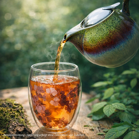 Teekanne "Mira", Steinzeug, Reactive Glaze, hellgrün, Edelstahlsieb - 500ml