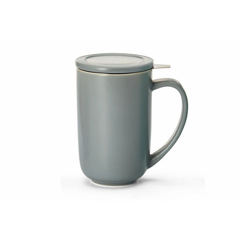 Teetasse "Taya" - mit ultrafeinem Edelstahlsieb und Deckel - 400ml