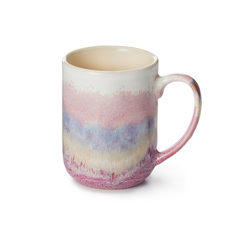 Becher "Anna", Steinzeug, Reactive Glaze, rosa oder blau - 500ml