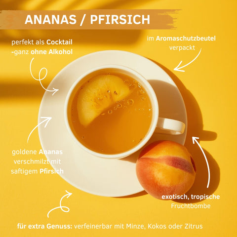 Türkischer Apfeltee - Ananas / Pfirsich