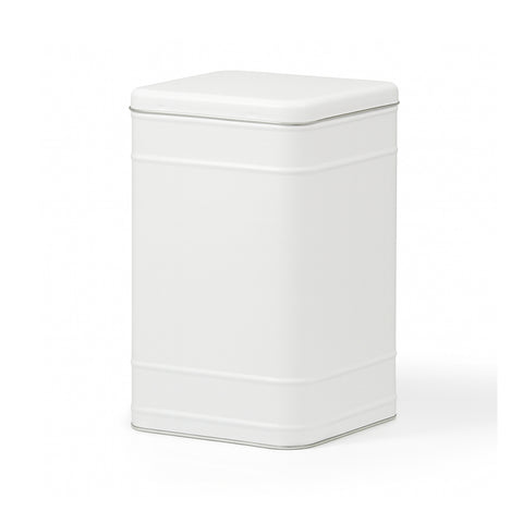 Teedose, Kaffeedose / Vorratsdose - 2kg - mattweiß