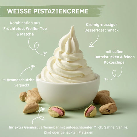 Weiße Pistaziencreme