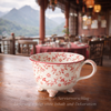 Teetasse "Haiki", rot, Steingut - 200ml