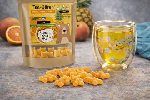 Tee-Bären® Obstsalat - Orange-Pfirsich-Ananas