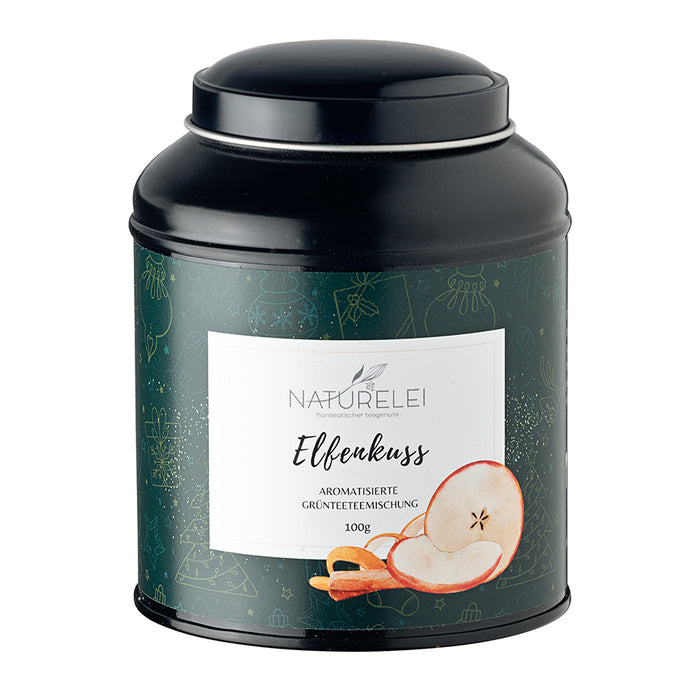 Elfenkuss - aromatisierte Grünteemischung - 100g - Black Edition