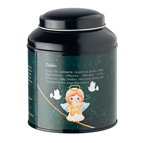 Engelsfreude - natürlich aromatisierte Grüntee-/Früchteteemischung - 100g - Black Edition