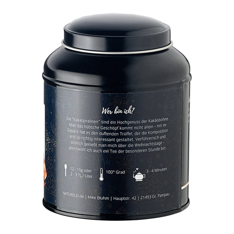 Kakaopralinen - aromatisierte Schwarzteemischung - 100g - Black Edition