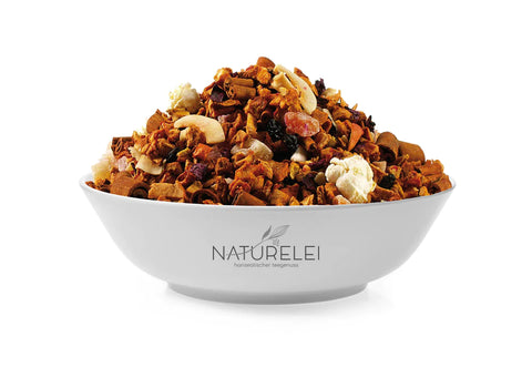 Knuspertässchen - aromatisierte Früchteteemischung - 100g - Black Edition