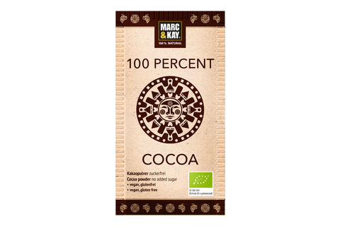 Marc & Kay Bio Trinkschokolade 100% - 100 Percent Cocoa - Tassenportion - 10 Stück