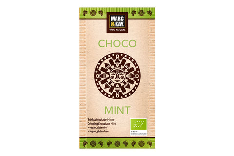 Marc & Kay Bio Trinkschokolade Minze - Choco Mint - Tassenportion - 10 Stück
