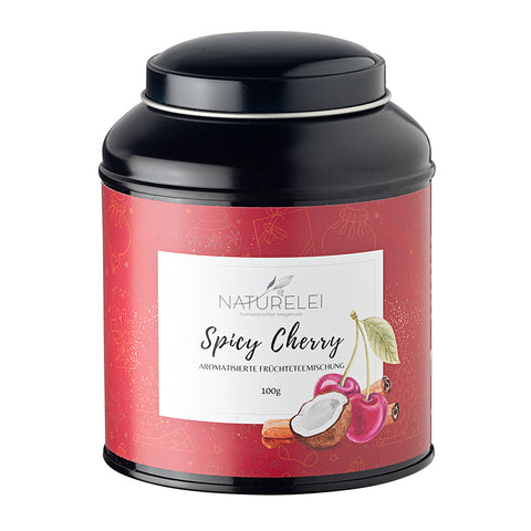 Spicy Cherry - aromatisierte Früchteteemischung - 100g - Black Edition
