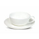 Teetasse und Untertasse "White" - Fine Bone China - 150ml